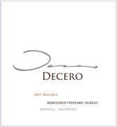 Finca Decero - Malbec Mendoza Remolinos Vineyard 2022