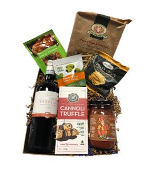 Incredible Italian Gift Basket Red