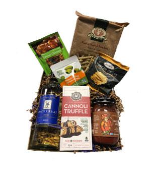 Taste of Italy Gift Basket White