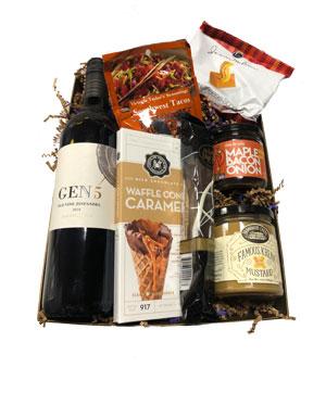 Dazzling Domestic Gift Basket Red